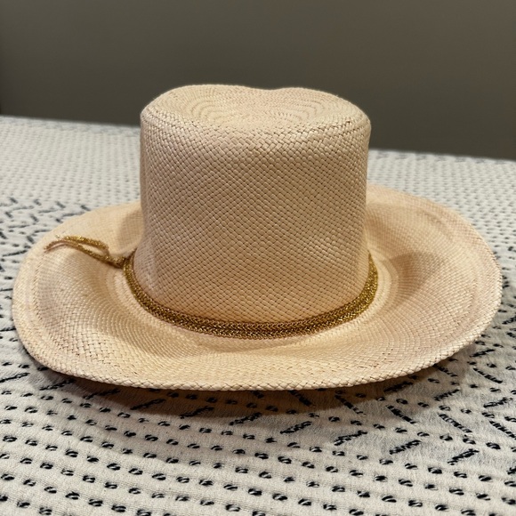 Hat Attack 🤎 Annie Panama Continental hat in Natural | NWOT - Picture 4 of 7